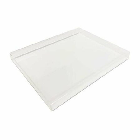 TRASCOCINA White Lucite Tray - Large TR3180464